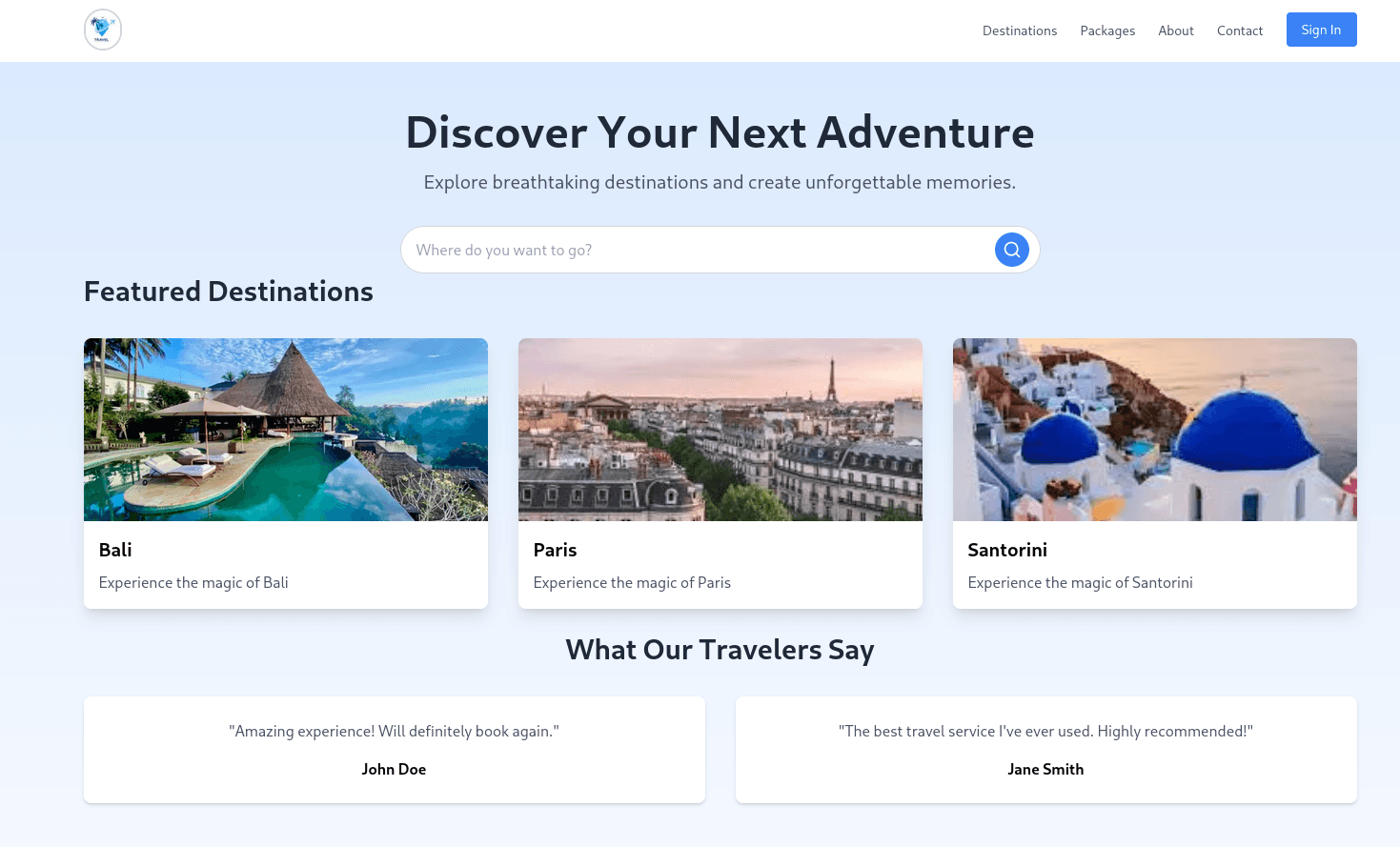 Travel App